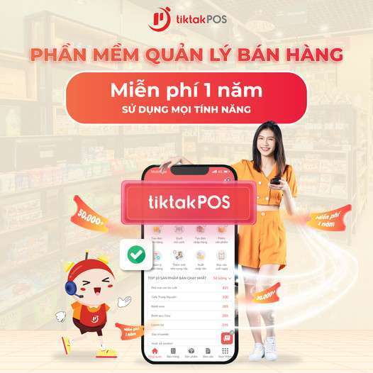 Phần mềm quản lý bán hàng TiktakPOS