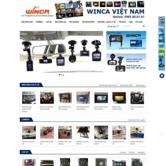 Website phụ kiện ô tô - W003