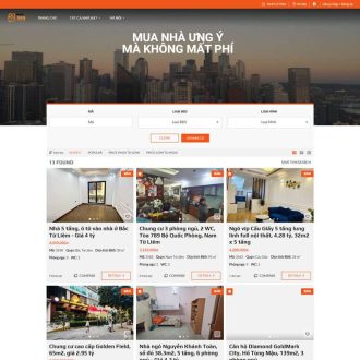 Website nhà đất - W013