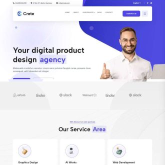 Website giới thiệu agency - W019